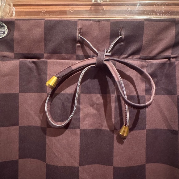 Jess Lea Brown Checker Skort - Picture 2 of 8